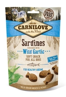 Carnilove Semi Moist Snack, sardynki i czosnek niedźwiedzi 200 g