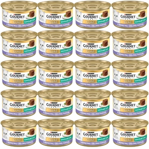 Purina Gourmet Gold Savoury Cake z jagnięciną i zieloną fasolką 72x85g