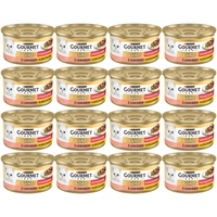 Purina Gourmet Gold łosoś/ kurczak w sosie 48x85g