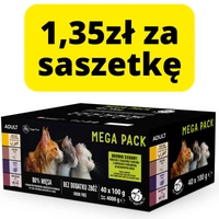 PetRepublic karma mokra dla kota kawałki w delikatnym sosie 40x100g