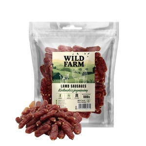 WILD FARM kiełbaski z jagnięciny 500g przysmak dla psa
