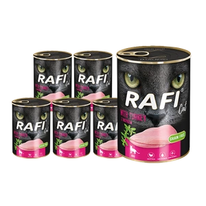 RAFI Cat Adult z indykiem 12 x 400g