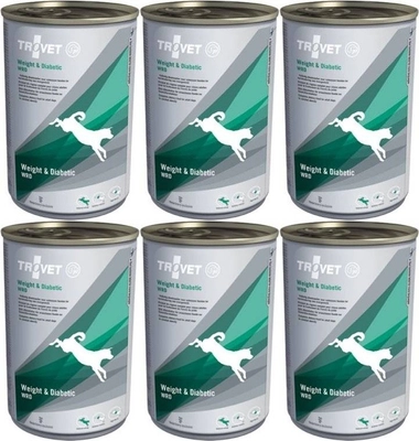 TROVET WRD Weight & Diabetic (dla psa) 6x400g - puszka