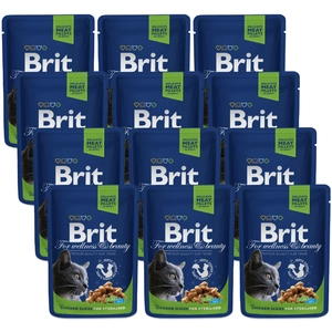 BRIT Cat Sterilised KURCZAK  12x100g