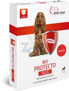 OVER ZOO Obroża BIO PROTECTO Plus dla psów średnich 60cm