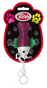 Pet Nova Zabawka dla kota ryba kolorowa 10x4cm