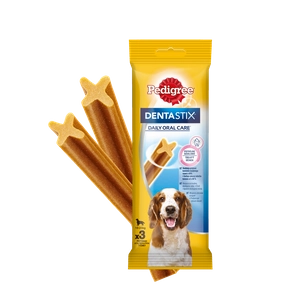 PEDIGREE DentaStix (średnie rasy) przysmak dentystyczny dla psów 3 szt. - 77g