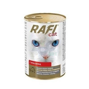 RAFI Cat Kawałki z wołowiną w sosie- puszka 415g