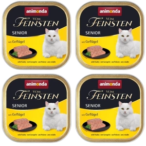 ANIMONDA Vom Feinsten Senior Cat smak: z drobiem 32x100g