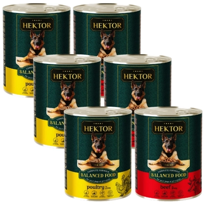 Hektor Mix Smaków 6x1240g 