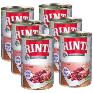 Rinti Kennerfleisch Rind karma mokra dla psa - wołowina 6x400g