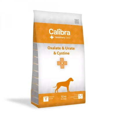 Calibra Veterinary Diets Dog  Oxalate, Urine, Cystine 12 kg \ Opakowanie uszkodzone (4702) !!! 