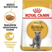 ROYAL CANIN British Shorthair 10kg karma sucha dla kotów dorosłych rasy brytyjski krótkowłosy/Opakowanie uszkodzone (3990,4780,5366) !!! 