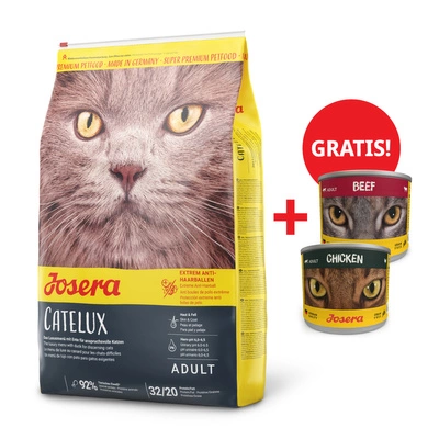 JOSERA Catelux 10kg + 2x puszka 200g GRATIS!!