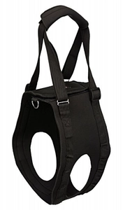 TRIXIE Uprząż Rehabilitacyjna dla psa L - do 35kg czarna 65-75cm