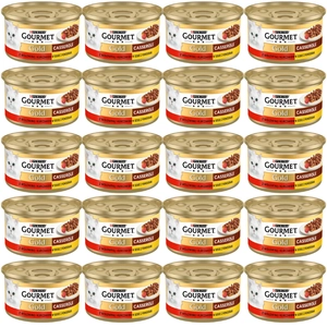 Purina Gourmet Gold z wołowiną i kurczakiem w sosie z pomidorami 72x85g