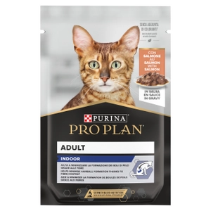 Purina Pro Plan Indoor Adult z łososiem dla kotów 85g