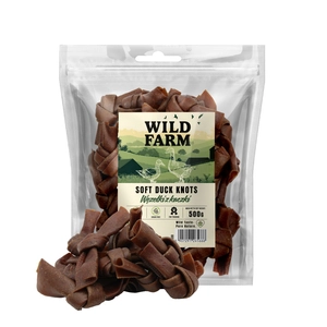 WILD FARM Węzełki z kaczki 500g przysmak dla psa