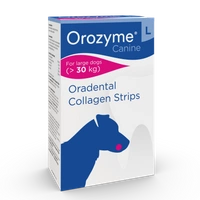 Orozyme-kolagenowe płatki czyszczące dla psa rozm L 141g