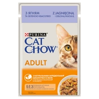 PURINA Cat Chow Adult Karma dla kotów z jagnięciną i zieloną fasolką w galaretce 85g