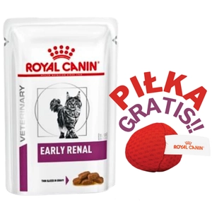 ROYAL CANIN Cat Early Renal 12x85g saszetka + PIŁKA GRATIS!!