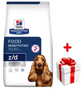 HILL'S PD Prescription Diet Canine z/d Food Sensitivities 10kg  + niespodzianka dla psa GRATIS!