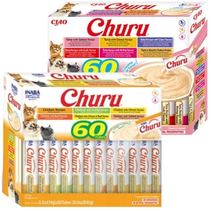 INABA  Churu dla kota - Mix Smaków 2x(60x14g)