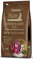 Fitmin purity rice senior&light venison&lamb 2kg