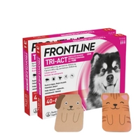 FRONTLINE Tri-Act XL 40-60kg (pipeta 3 x 6ml) X2 + Zakładka magnetyczna GRATIS!