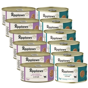 Applaws Cat Mix Smaków 12x70g PUSZKA