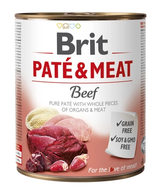 BRIT PATE & MEAT BEEF 800g