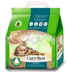 JRS Cats Best Sensitive (Green Power) żwirek dla kota 8L/2,8kg / Opakowanie uszkodzone (1774) !!! 