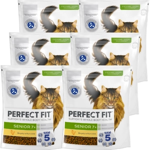 PERFECT FIT (Senior 7+) 6x750g Bogaty w kurczaka - sucha karma dla kota starszego