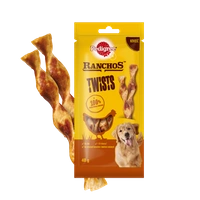 PEDIGREE Ranchos Twists 40 g – przysmaki dla psa, bogate w kurczaka