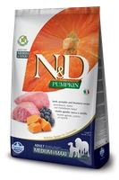 Farmina N&D Pumpkin Grain Free canine LAMB & BLUEBERRY ADULT MEDIUM & MAXI 11,3kg / Opakowanie uszkodzone (2181) !!!