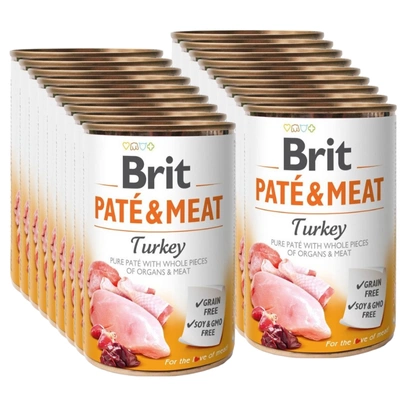 BRIT PATE & MEAT TURKEY 18x400g