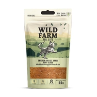 WILD FARM Fileciki z kurczakiem i trawą dla kota 50g przysmak dla kota