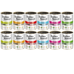 Dolina Noteci PREMIUM mix smaków bez ryb i kurczaka 12x400g