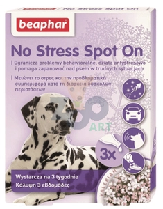 BEAPHAR No Stress Spot On dla psów - 3 pipety