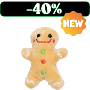 UNIQ PETS PLUSZOWA ZABAWKA DLA KOTA PURRNIP piernikowy ludzik z kocimiętką 7x6cm