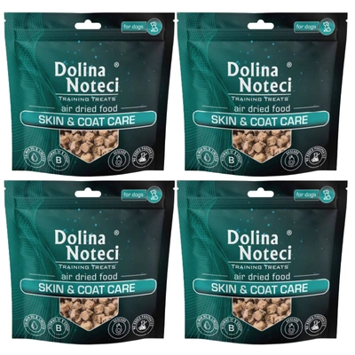 DOLINA NOTECI Training Treats Skin & Coat Care przysmaki treningowe dla psa 4x130g