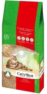 JRS Cats Best Eko Plus - Żwirek Drewniany Zbrylający 40l / 17,2kg + niespodzianka dla kota GRATIS!