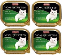 ANIMONDA Vom Feinsten Adult Cat smak: z indykiem i królikiem 12x100g