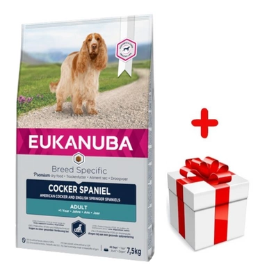 EUKANUBA Adult Cocker Spaniel 7,5kg + niespodzianka dla psa GRATIS!