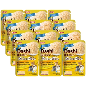 INABA Dashi Delights Delicate Flakes Chicken with Cheese Recipe 12x40g