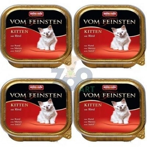 ANIMONDA Vom Feinsten Kitten smak: z wołowiną 6 x 100g