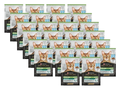 Purina Pro Plan Sterilised z dorszem dla kota 26x75g