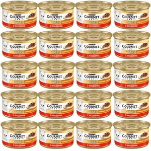 Purina Gourmet Gold Sauce Delight z wołowiną 72x85g