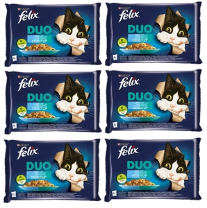 FELIX Duo Rybne Smaki w galaretce 12x(4x85g)