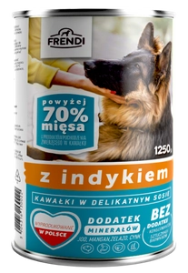 Frendi kawałki w delikatnym sosie z indykiem 1250g